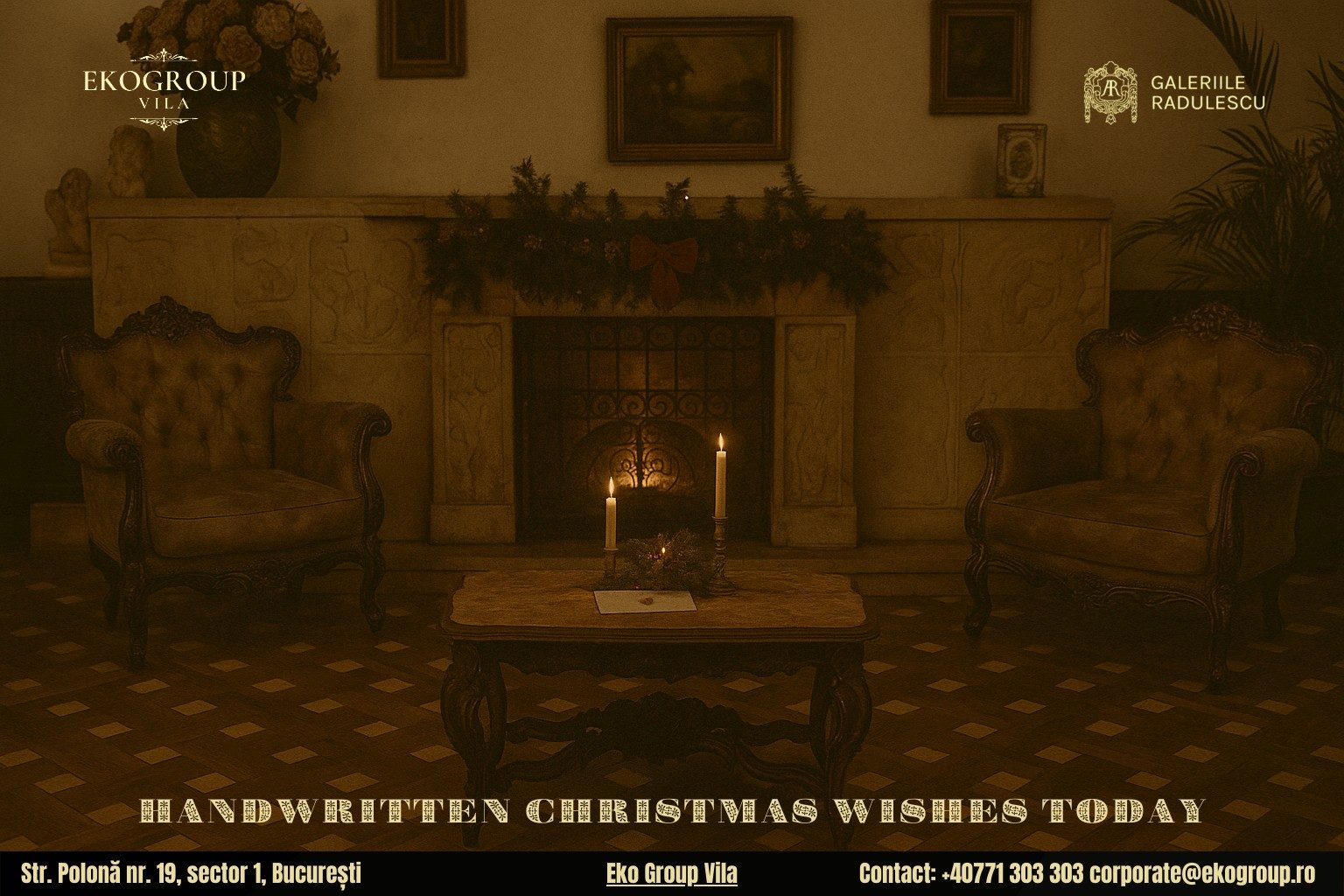 Scrisoare de Crăciun în epoca interbelică: povestea Crăciunului anilor ’30 la Eko Group Vila